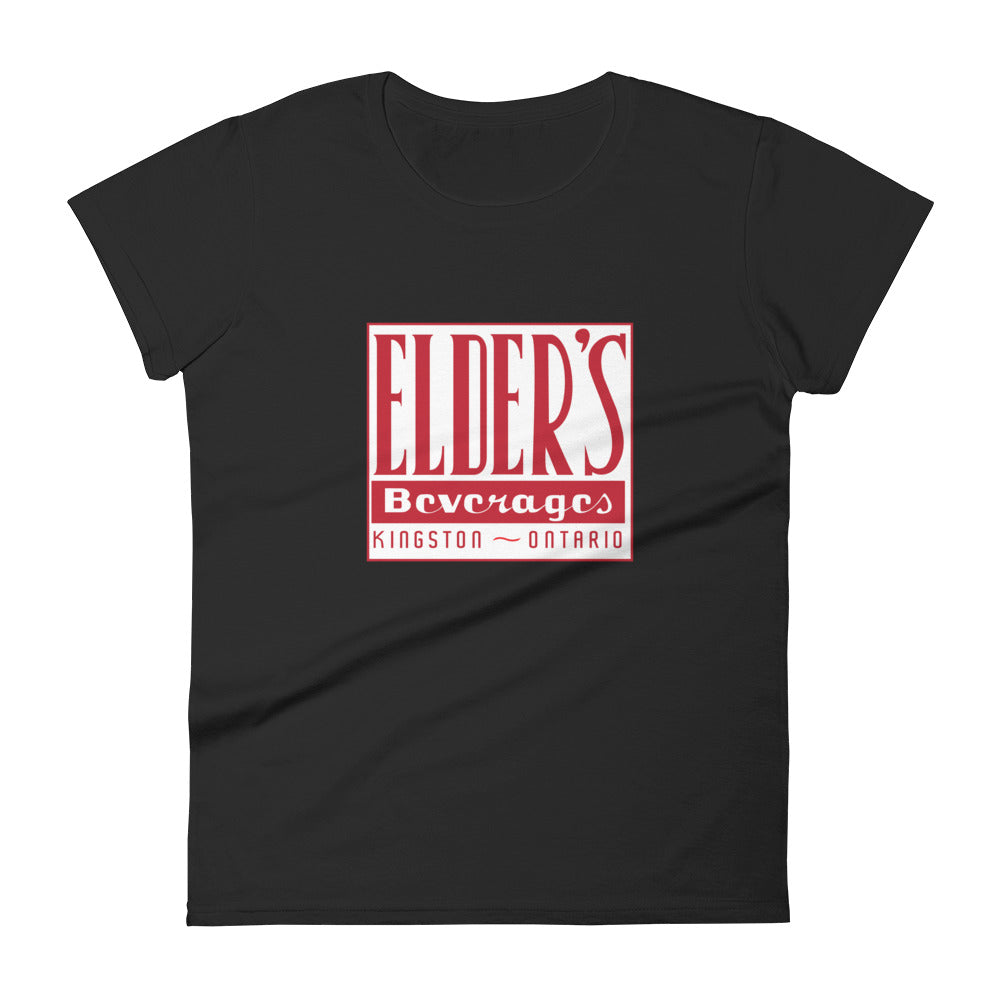 Elder's Beverages T-Shirt (Women's Fashion Fit) | Pop Culture Kingston