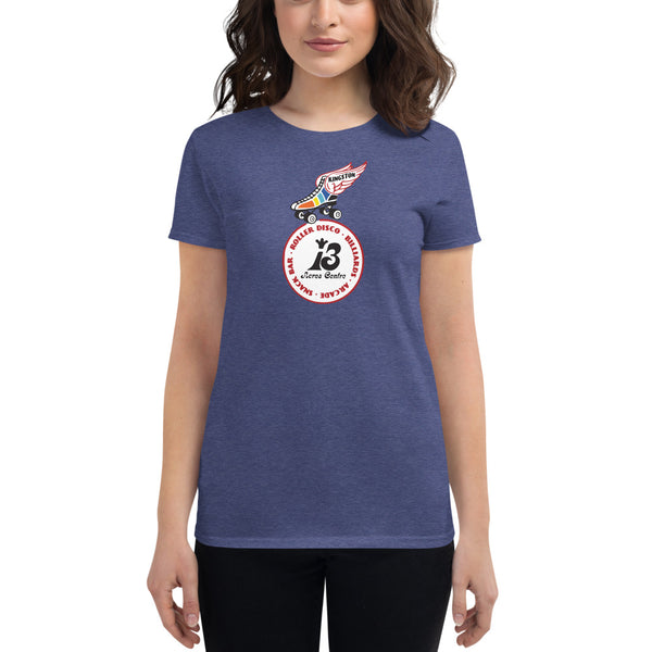 13 Acres Roller Disco Retro T-Shirt (Women's Fashion Fit)