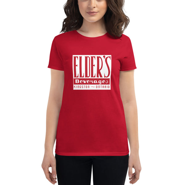 Elder's Beverages T-Shirt (Women's Fashion Fit) | Pop Culture Kingston